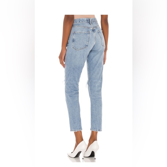 Agolde Jaime high rise classic in spectator - Picture 7 of 8